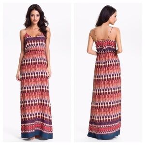 Vix Zambia Karine Tie Dye Maxi Cover Up Dress